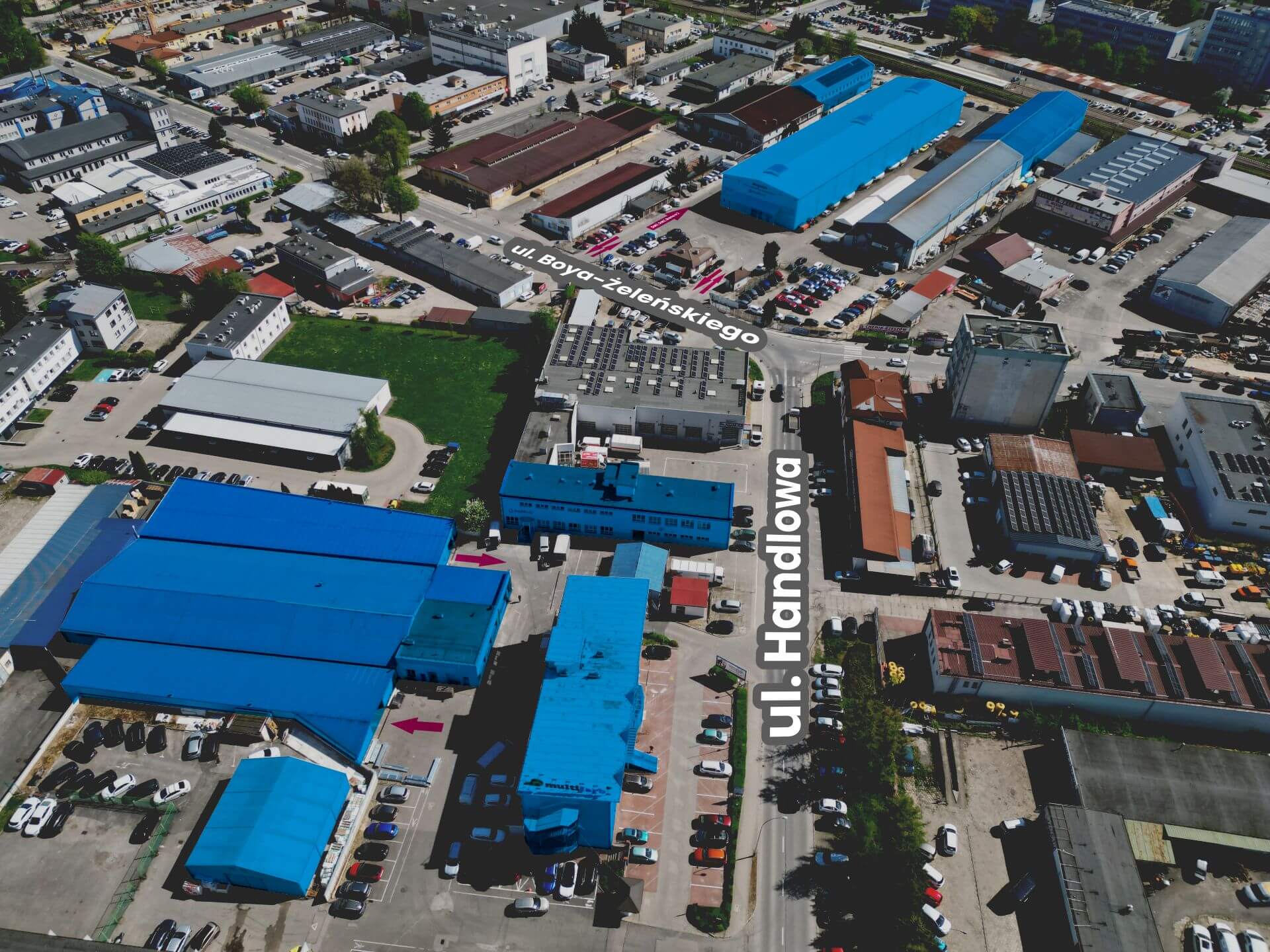 mapa lokalizacji budynków firmy multifarb